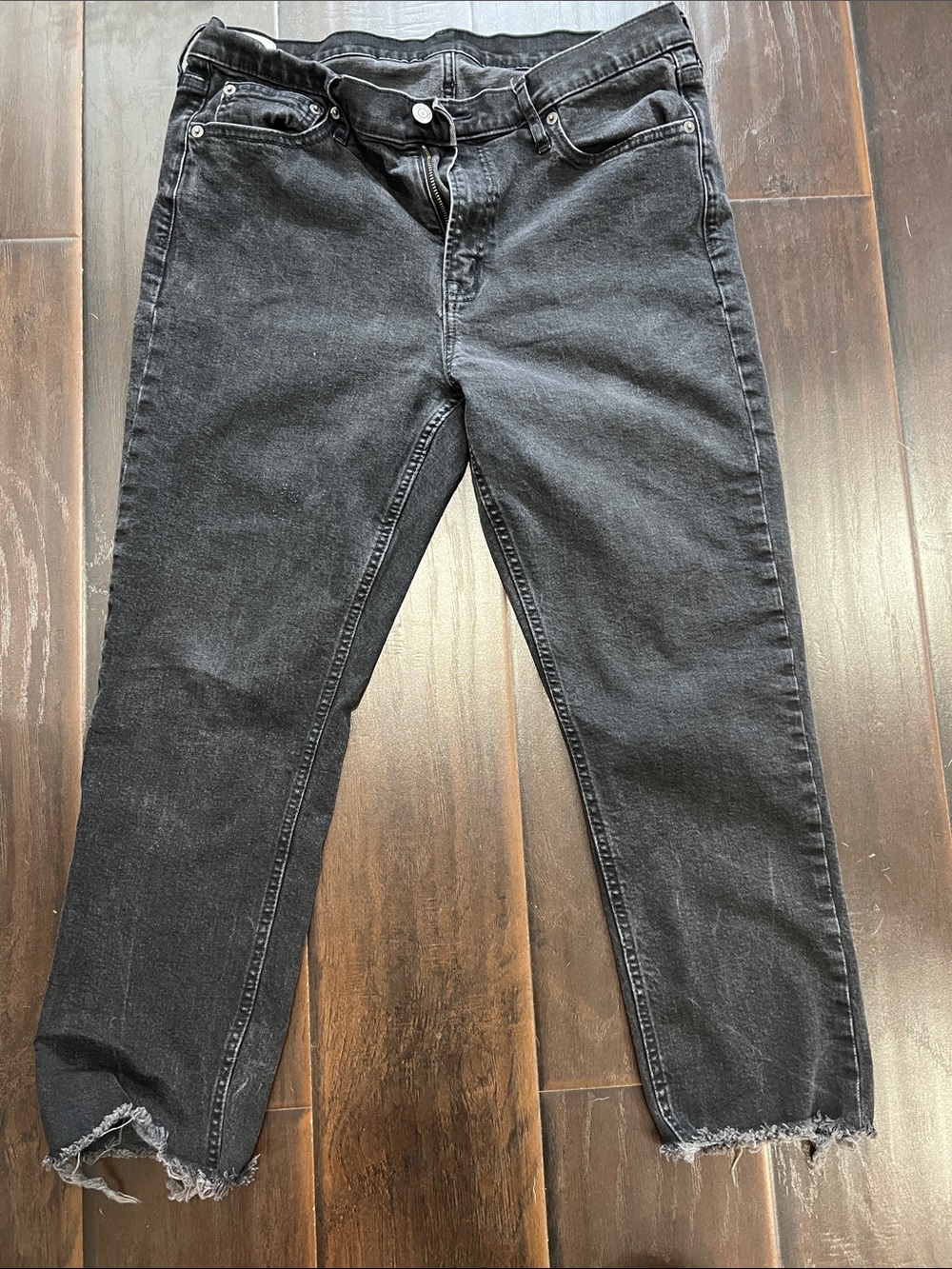 Gap Black Vintage Slim Mid-Rise Jeans, size 33